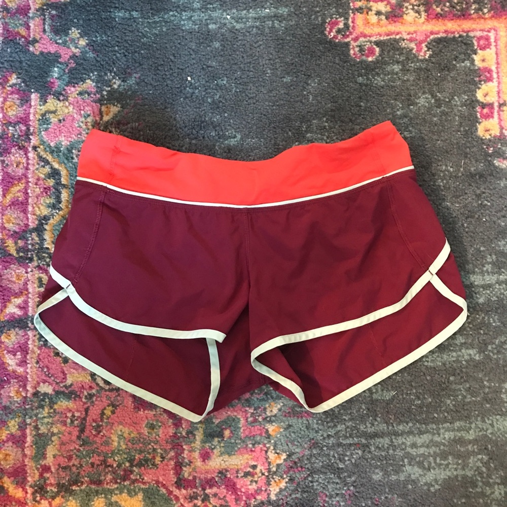 Lululemon speed shorts